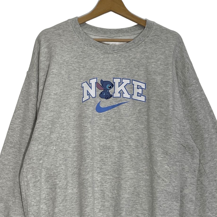 NIKE/ナイキ スティッチ スウェット トレーナー フロントプリント