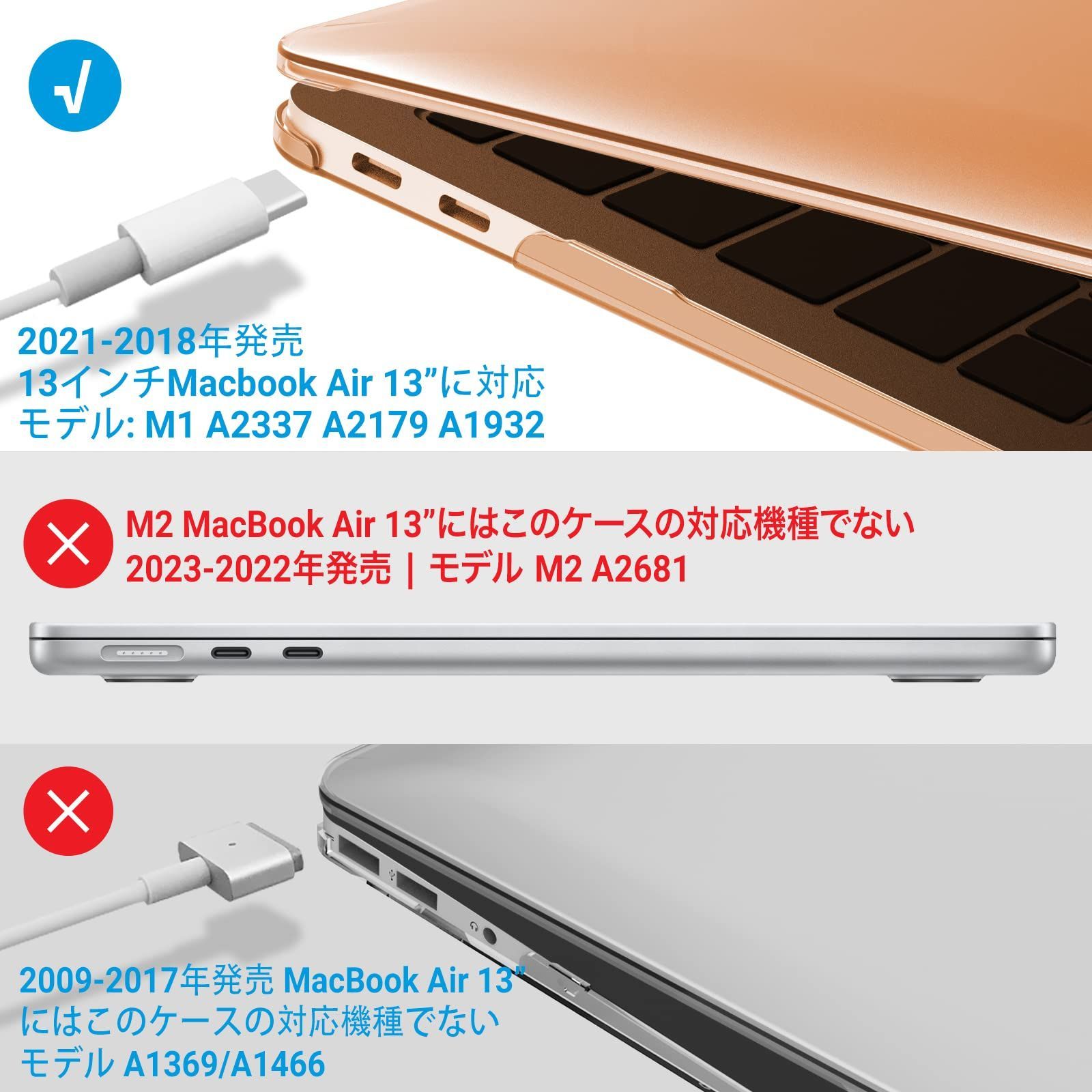 MacBook Air 13インチ 2020 M1 カバー ケース 液晶フィルム - タブレット