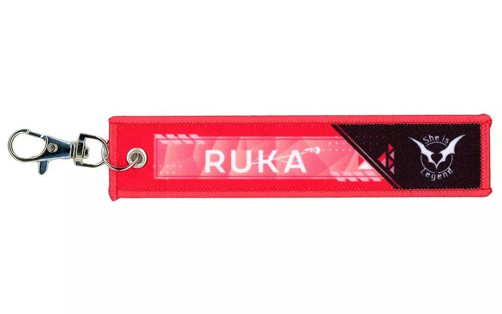 中古】キーホルダー 茅森月歌 フライトタグ 「ヘブンバーンズレッド展