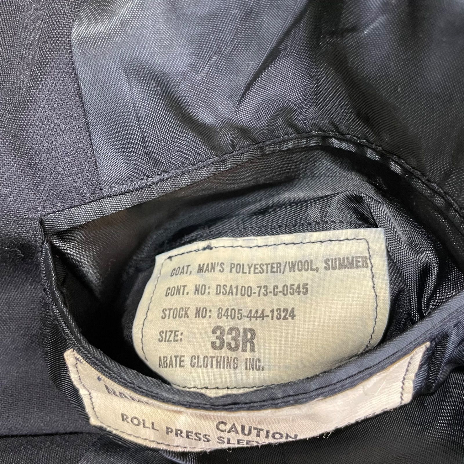 ☆70年代 米軍 ミリタリージャケット 33R DSA100-73-C-0545