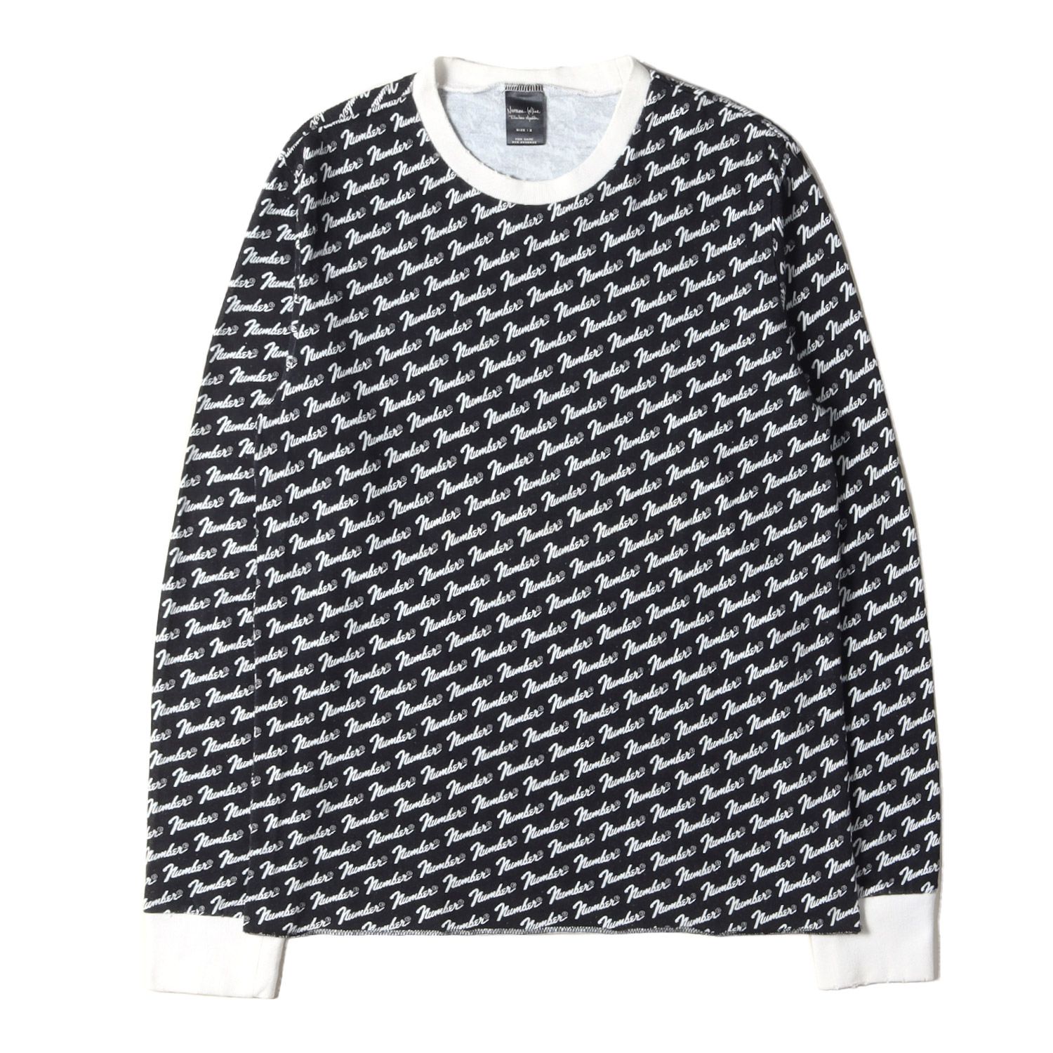 NUMBER (N)INE ナンバーナイン Tシャツ サイズ:2 THS期 ダメージ加工 
