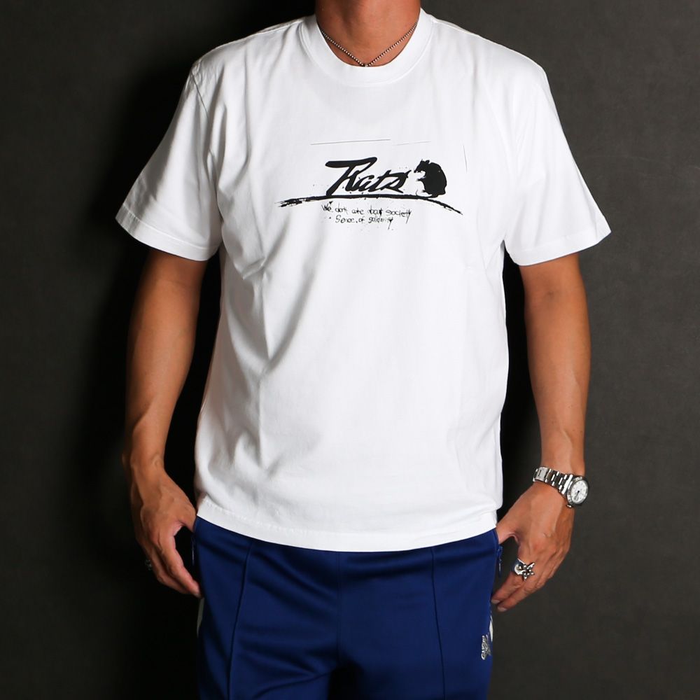 RATS/ラッツ】SCRIPT LOGO WAY OF LIFE TEE - WHITE / Tシャツ