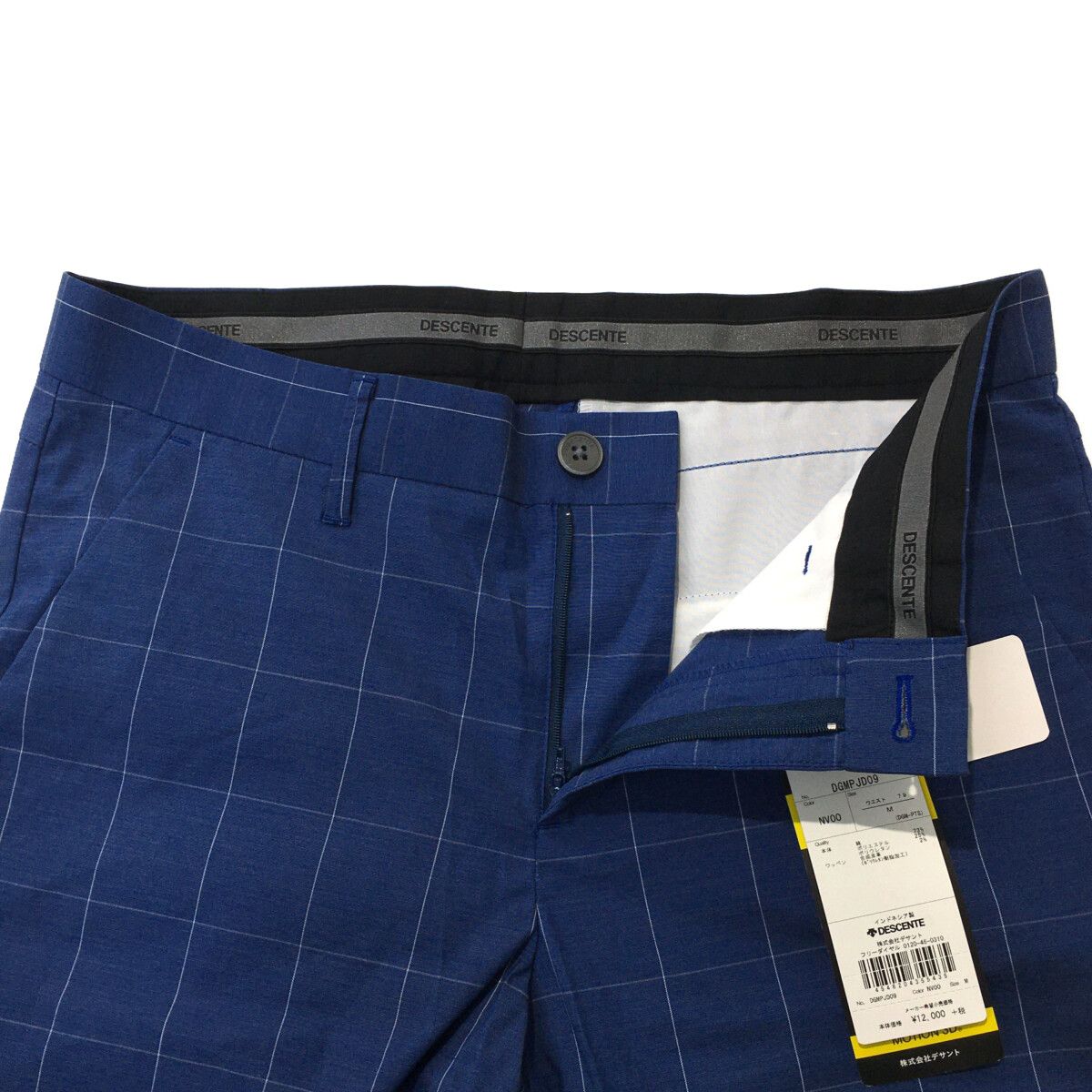 人気ブランド新作豊富 DESCENTE デサントゴルフ メンズ 未使用品 GOLF ブルー M パンツ レディースウェア