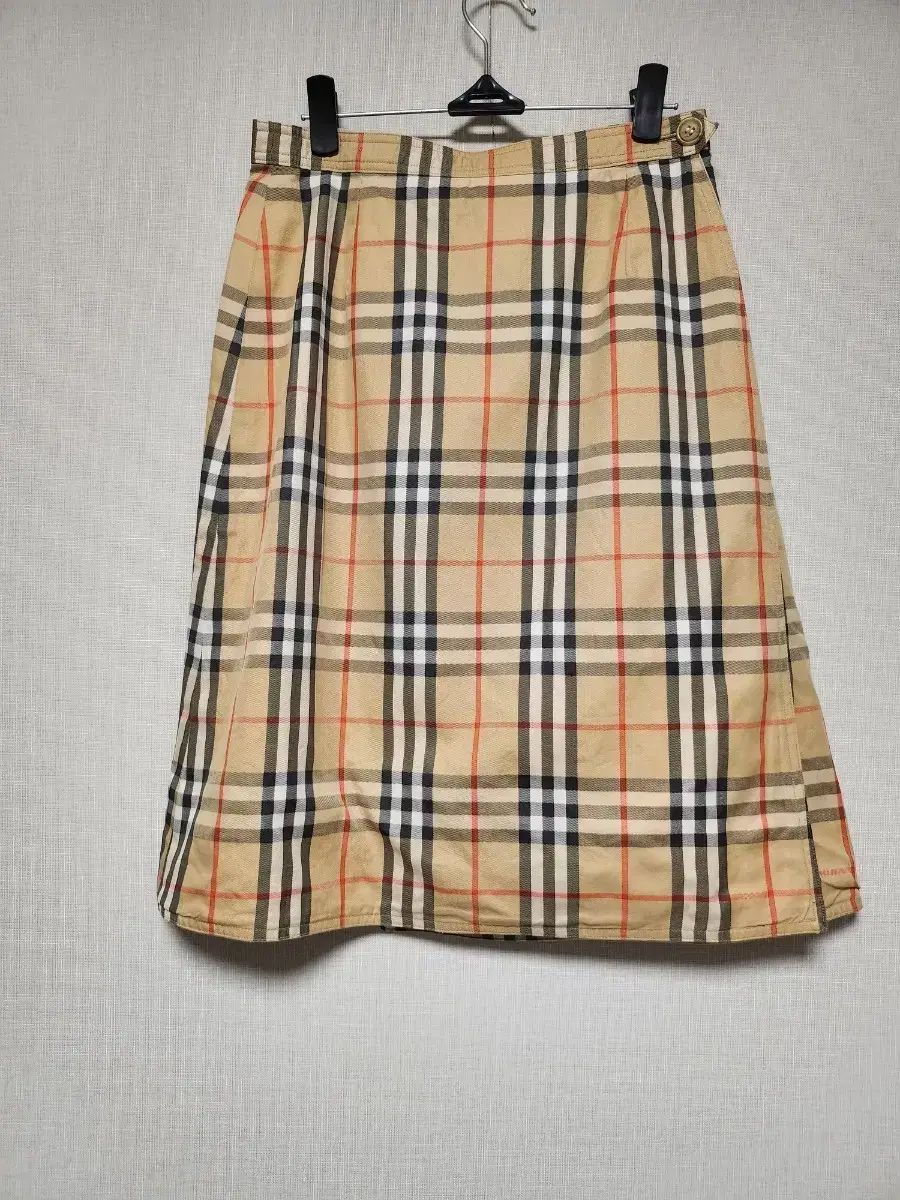 BURBERRY(バーバリー ) チェック ラップスカート  スカート丈調整