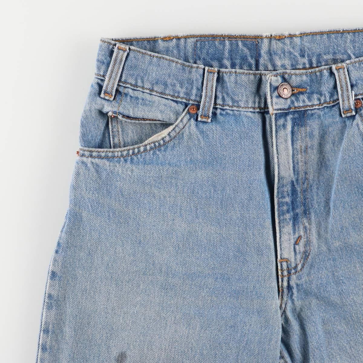 テーパードデニムパンツ