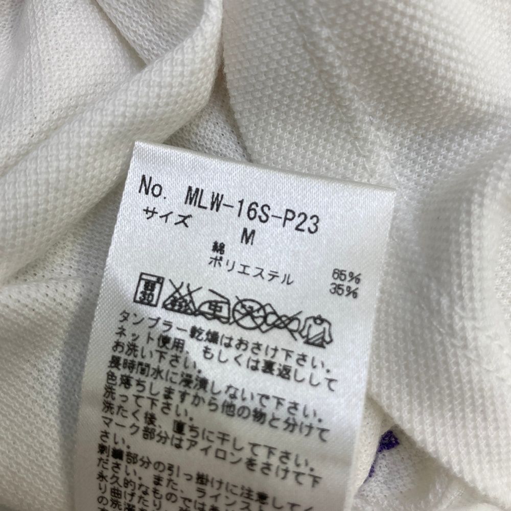 サイズ：M MARK&LONA マークアンドロナ ノースリーブポロシャツ 総柄