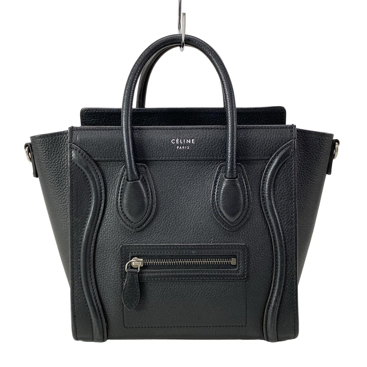 CELINE セリーヌ ハンドバッグ ラゲージナノショッパー 黒
