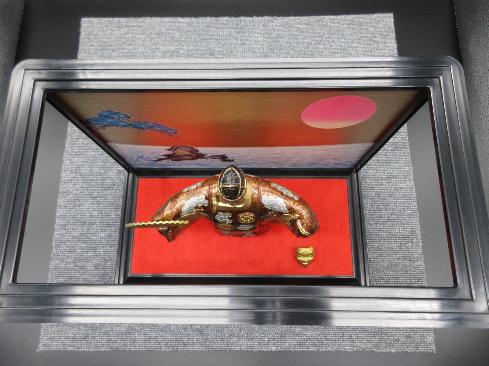 能楽面翁像 翁像 翁舞 24KGP 金メッキ　ケースセット 能楽面翁像 翁像 翁舞 24KGP 金メッキ ケースセット