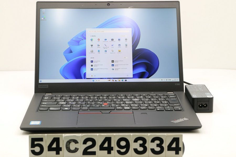 Lenovo ThinkPad X390 Core i7 8665U 1.9GHz/16GB/256GB(SSD)/13.3W/FHD(1920x1080)/Win11 【54C249334】