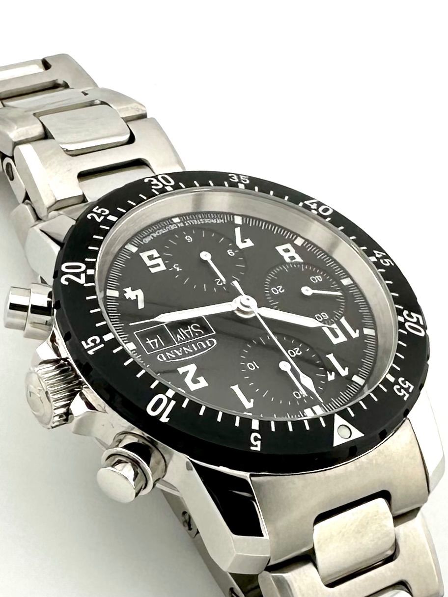 GUINAND 40.50-01 クロノグラフ デイデイト 自動巻き時計 ギナーン  