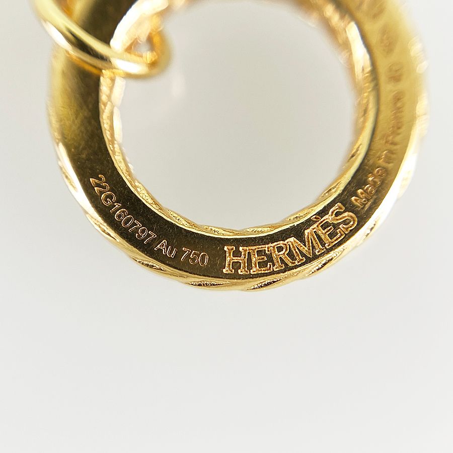 エルメス HERMES シェーヌダンクル ダナエ K18YG ネックレス sss