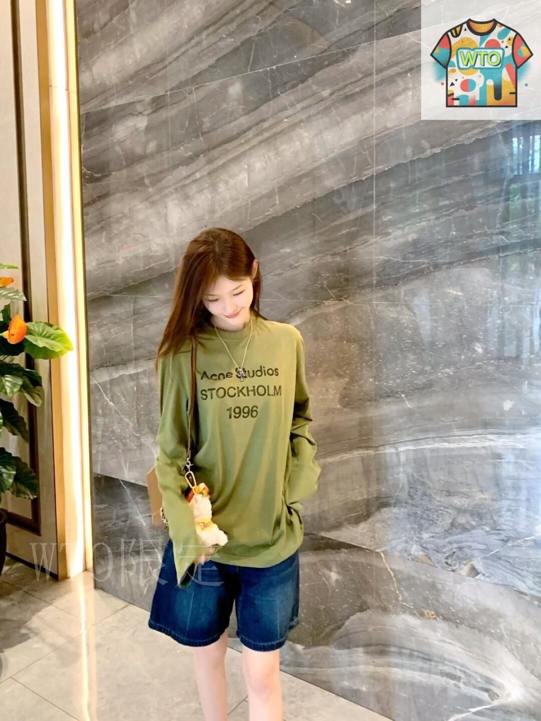 今日特価】Acne Studios 新品 タイダイ染色プリントロング
