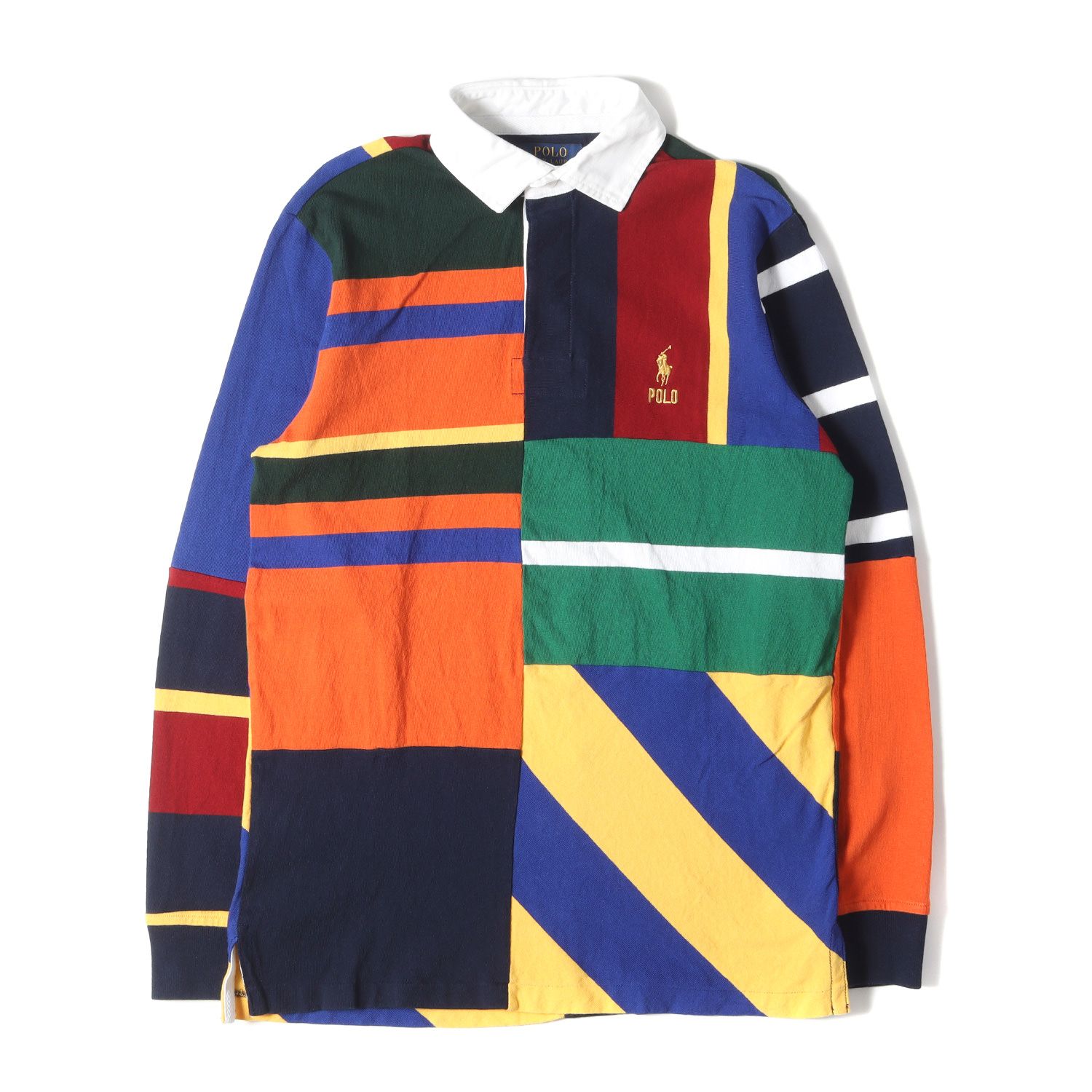 Polo Ralph Lauren クレイジーパターン Ｌサイズ相当 POLO Ralph Lauren ポロ ラルフローレン ラガーシャツ サイズ:S / 22SS
