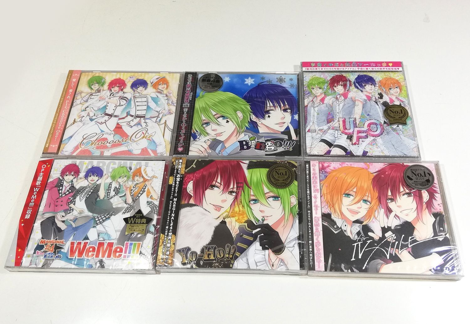 新品CD 6本セット◇MARGINAL#4 桐原アトム 他 /増田俊樹・高橋直純 