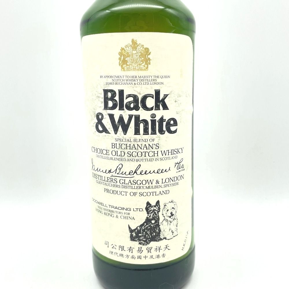 古酒☆未開栓 ブラック＆ホワイト / Black&White ブキャナンズ
