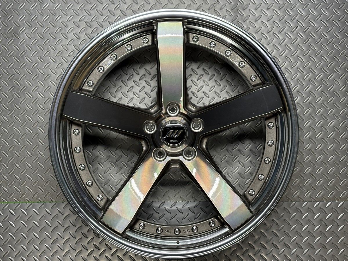 WORK ZEAST ST2 20インチ 9.5J 33 5穴114.3 DEEP-RIM TGP トランスグレーポリッシュ ZE2 Hdisk ミドルコンケイブ 24110078