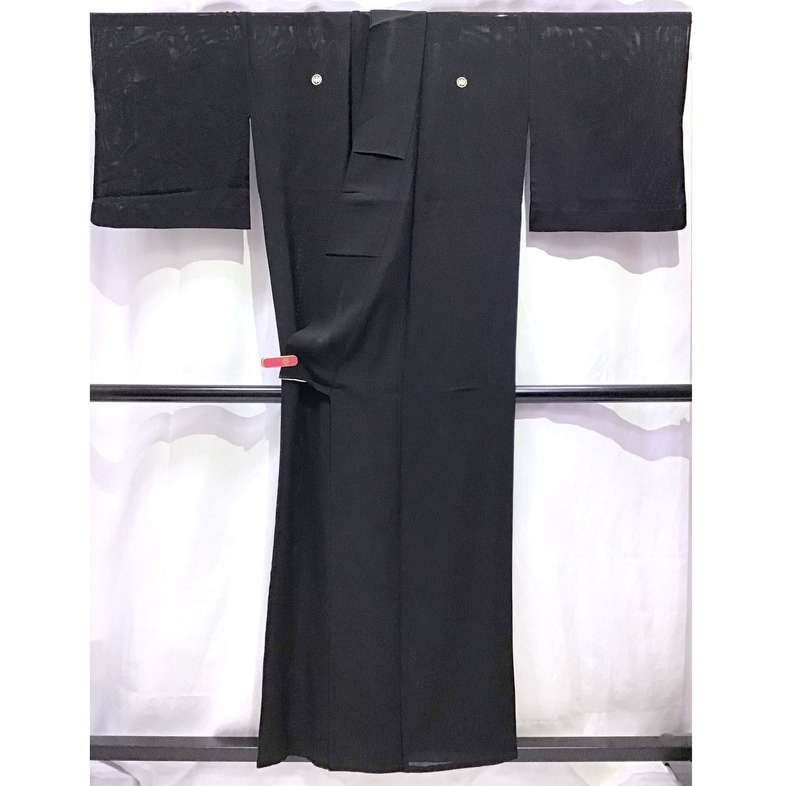 着物 絽 喪服 五つ紋 夏用 No.200701-1534 梱包サイズ60