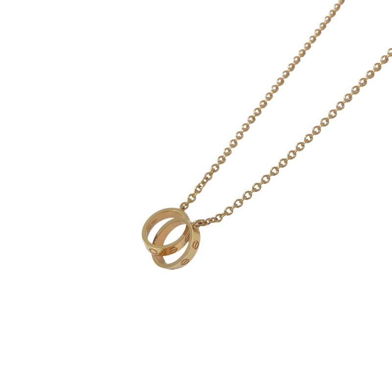 カルティエ Cartier ベビーラブネックレス K18ピンクゴールド Au750 ジュエリー
