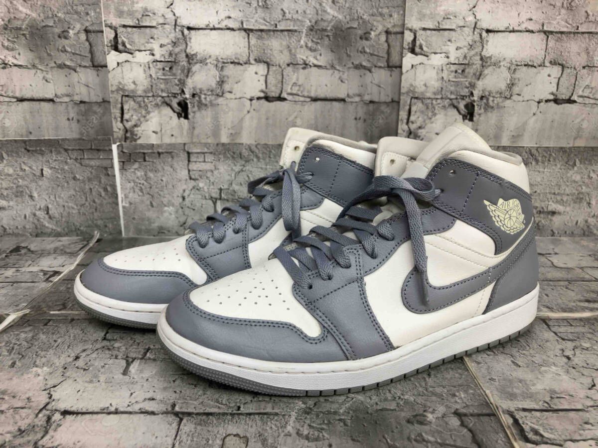 NIKE ナイキ WMNS AIR JORDAN 1 MID ウィメンズ エアジョーダン1 ミッド スニーカー BQ6472-115 サイズ28 グレー