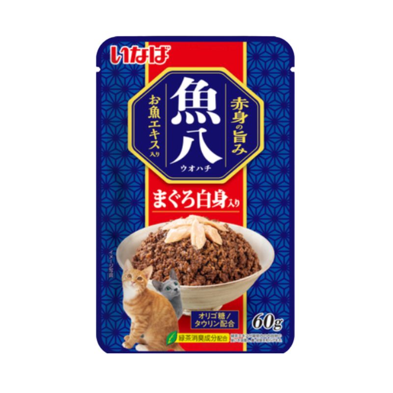 いなばペットフード株式会社 魚八 パウチ まぐろ白身入り 60g×96袋セット