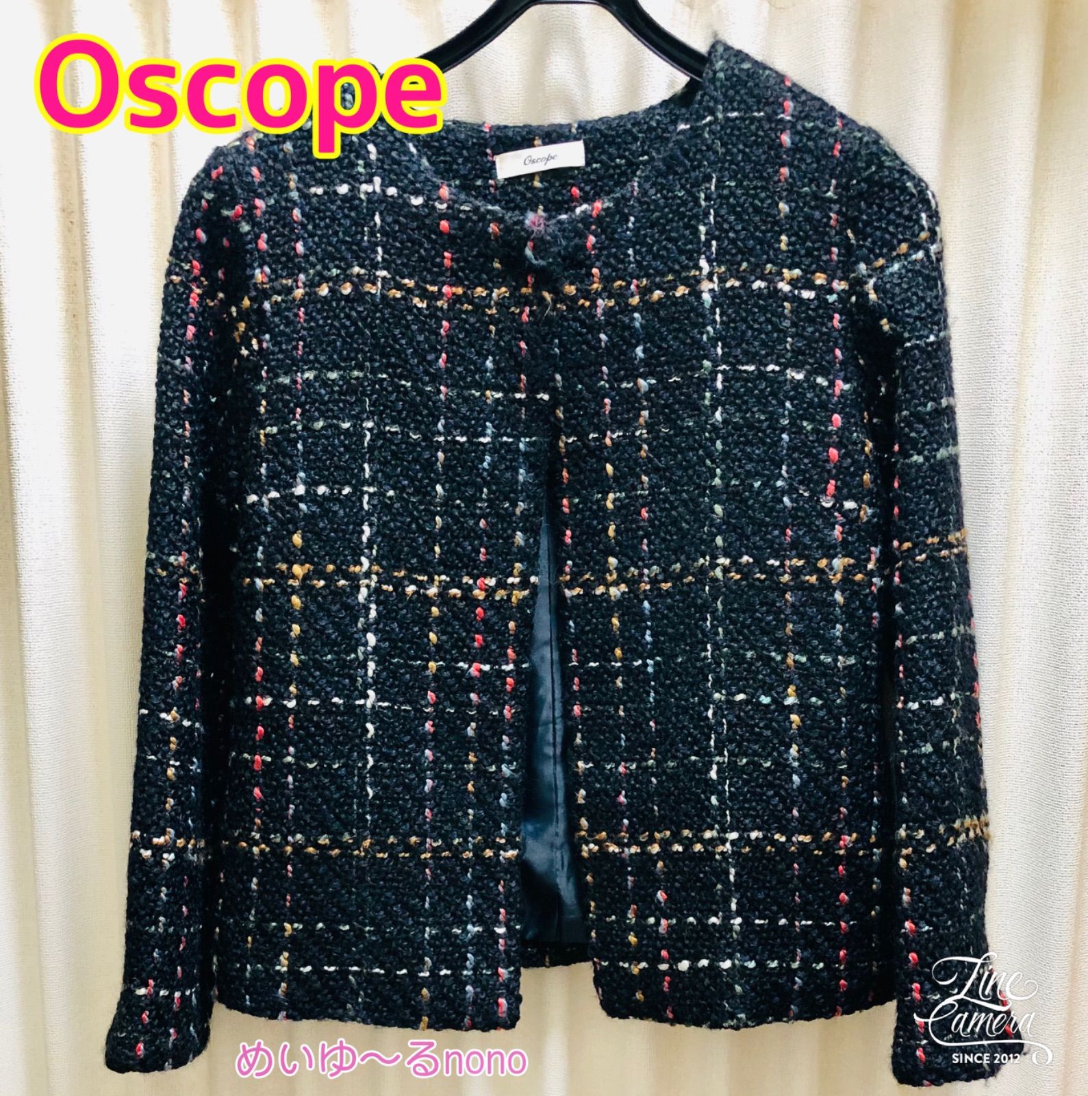 Oscope✨レディース・ノーカラージャケット?【11号】 - メルカリ