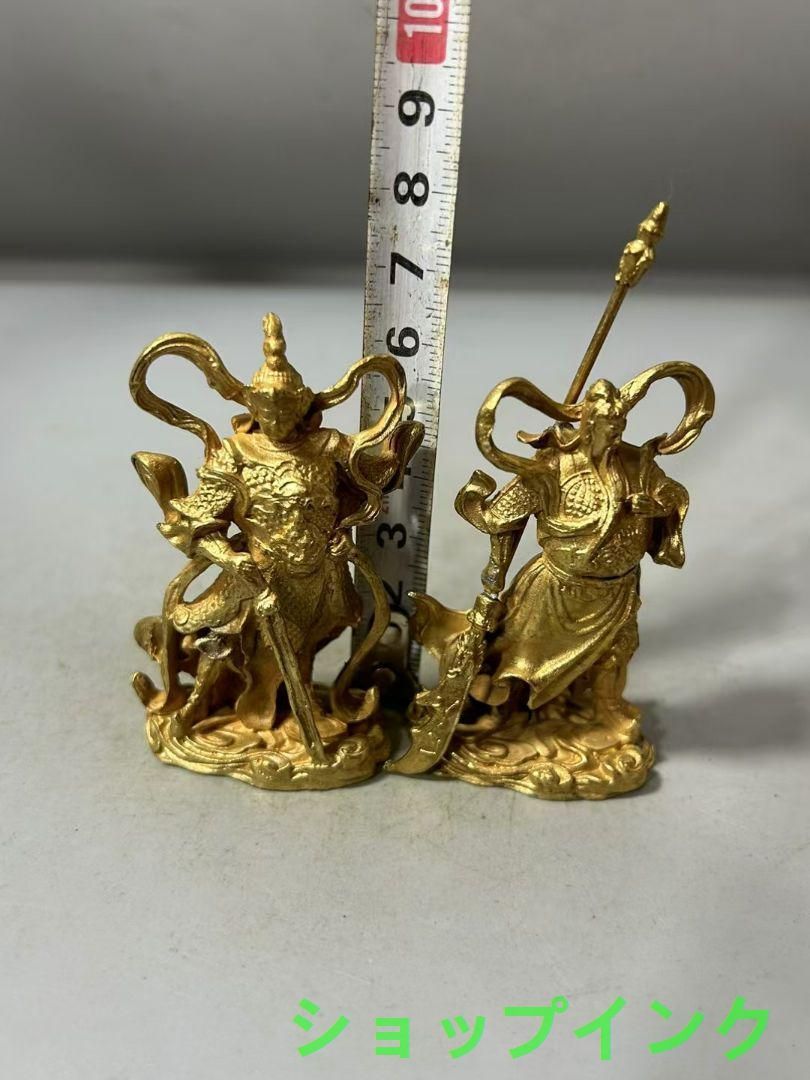 銅製 仏像 韋陀菩薩 関公供養仏 家住宅 茶台 禅意 装飾品 工芸品