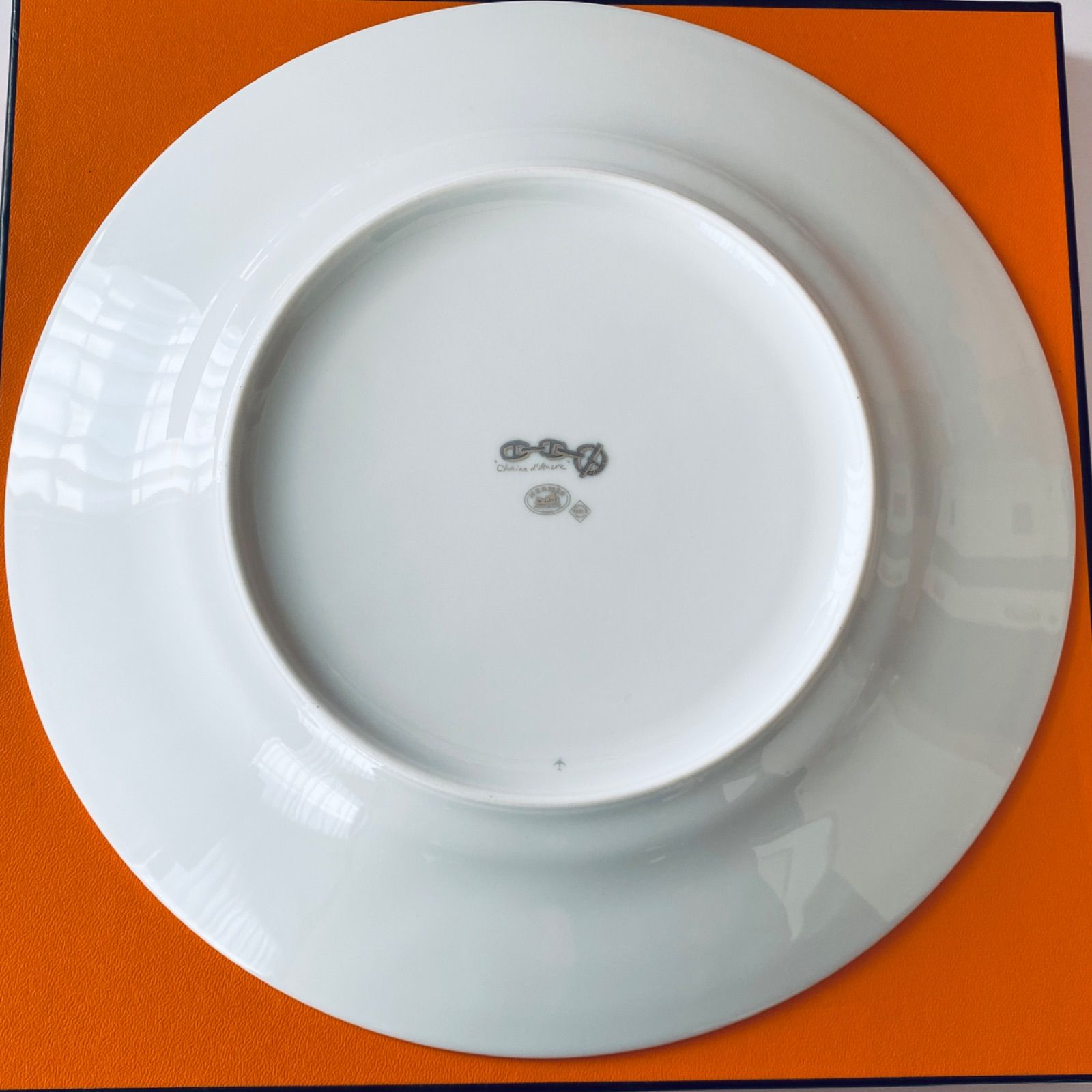 未使用品 HERMES エルメス シェーヌダンクル プレート 27cm 陶器