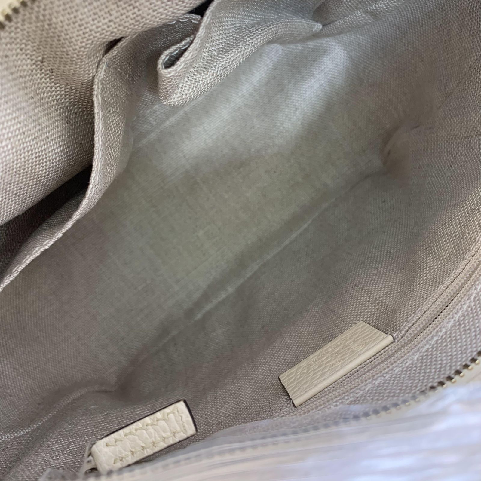 GUCCI グッチ GGキャンバス アイボリー ベージュ 449241 2WAYバッグ 