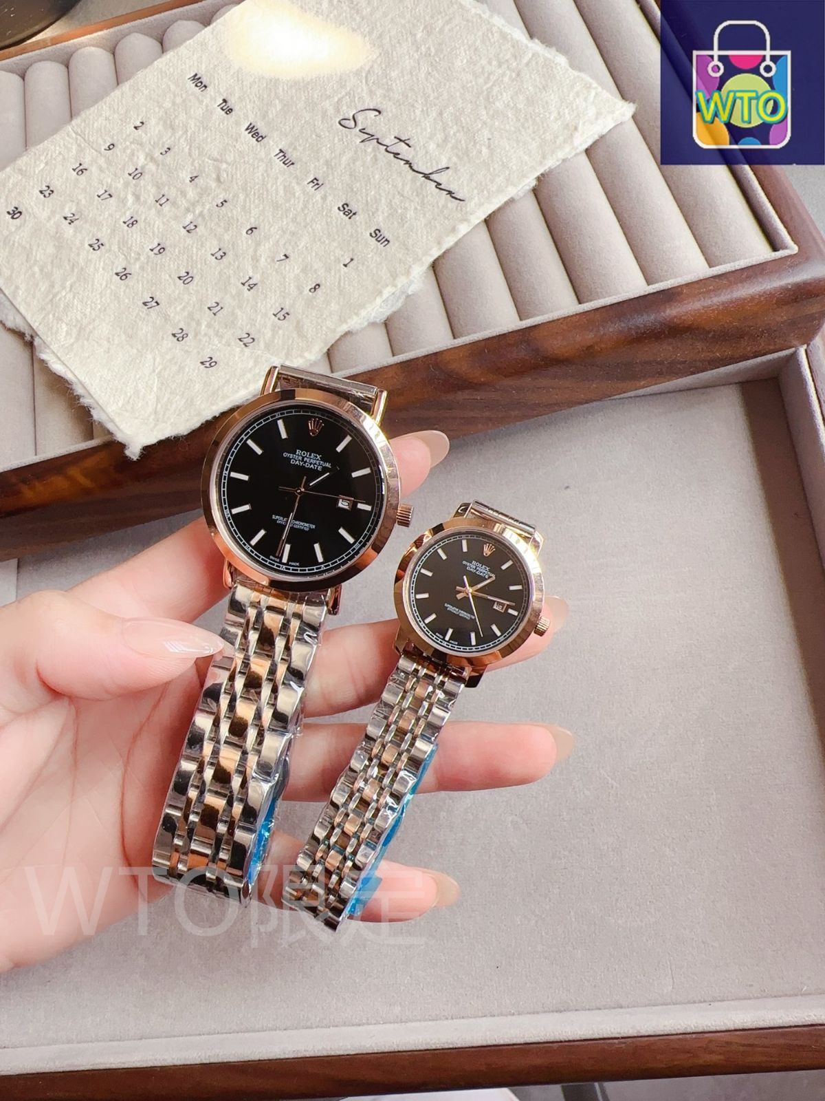 ROLEX クォーツ腕時計 メッシュバンド Quick Release Tapered Milanese Brushed Mesh Watch Band