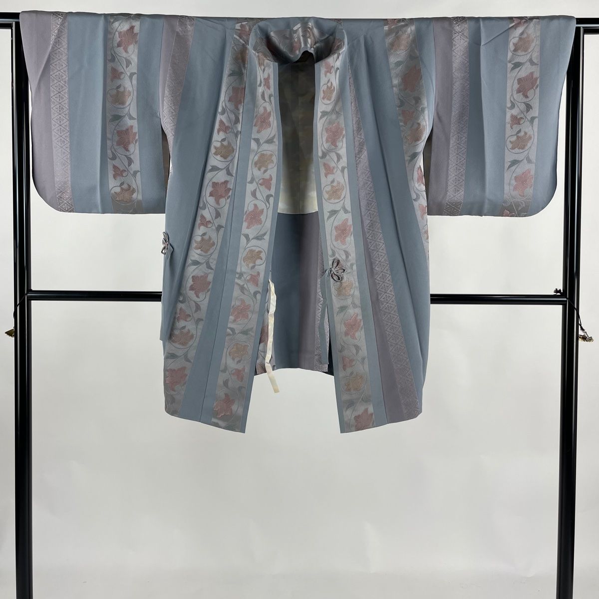 瀬戸焼 志野織部 市松 三段重 蓋付き重ね鉢 八角鉢 土物 中鉢 重箱 緑