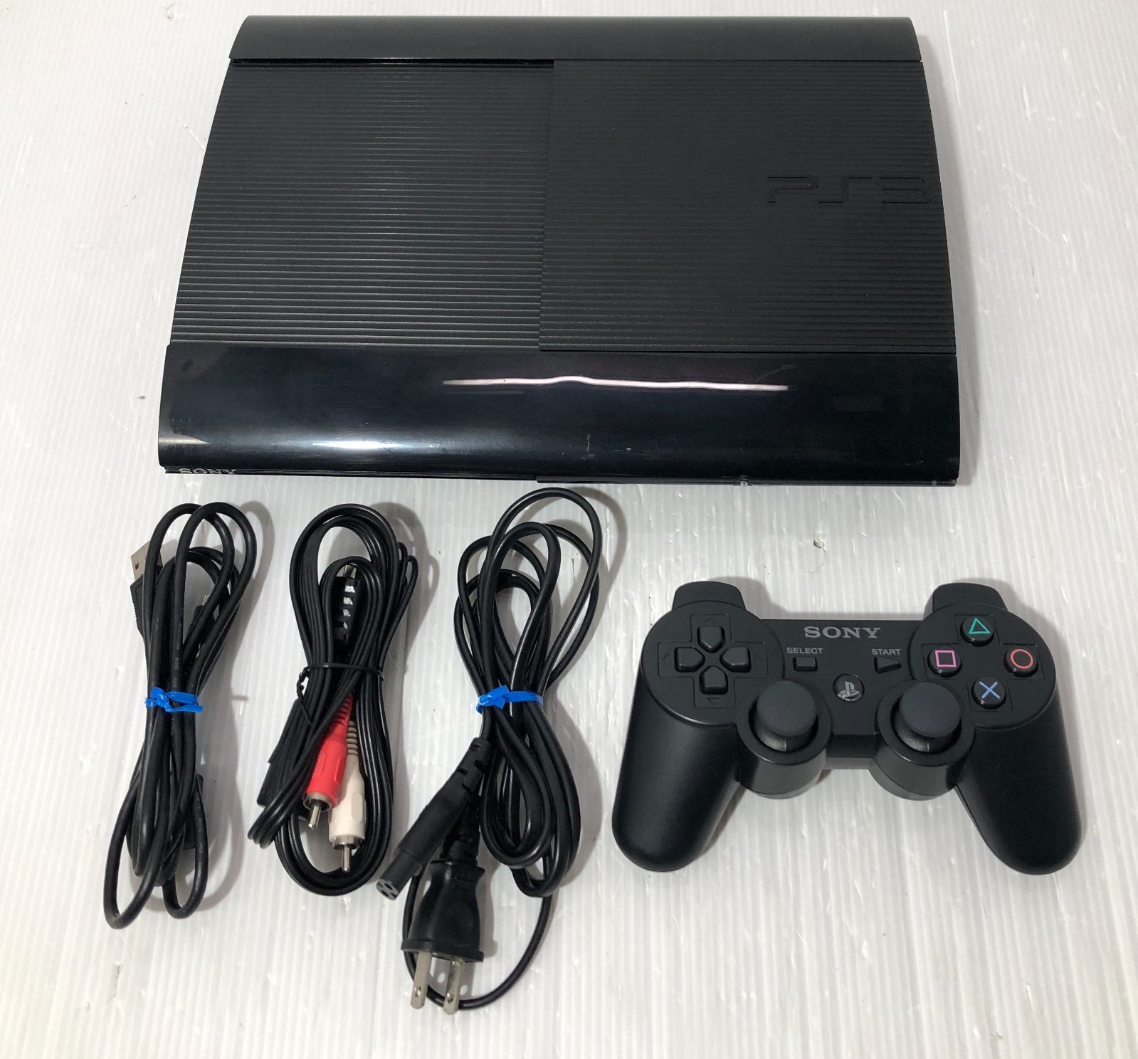 動作良好 SONY PS3 CECH-4000C ブラック 一式セット PlayStation3 プレイステーション3 ソニー