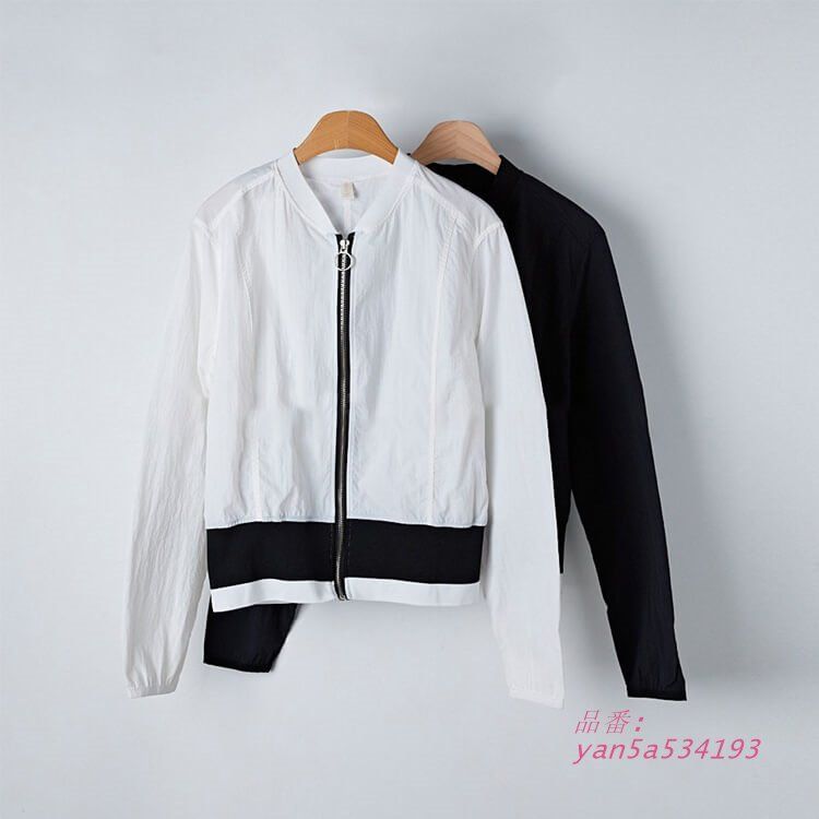 ゴルフウェア レディース 韓国 ジャンパー MA-1 アウター 防風 長袖 おしゃれ ゴルフウエア ゴルフ ウエア 秋 バイハイネック 薄手 yan 5 a 534193