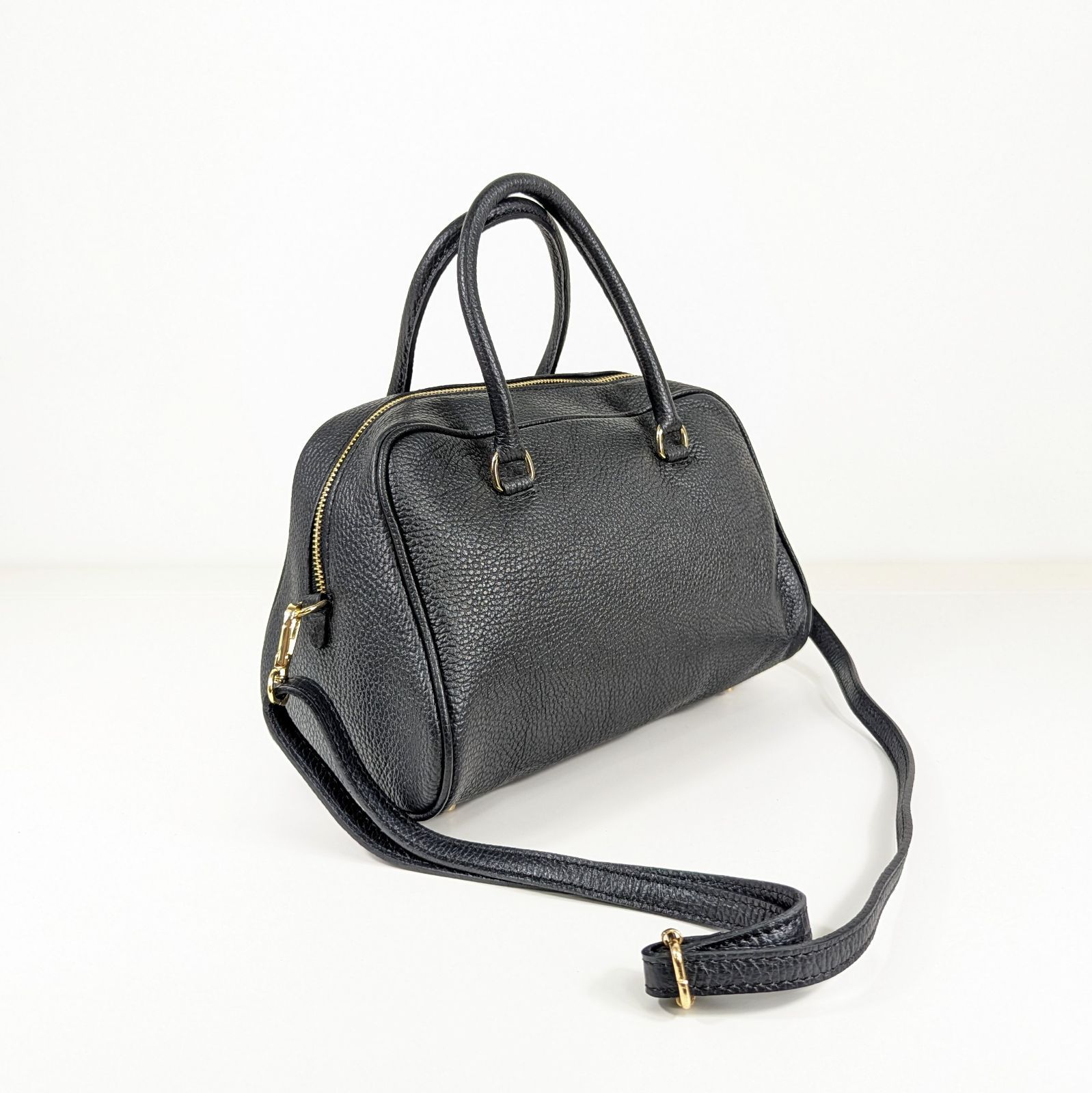 AULENTTI/オウレンティ】2WAYSスクエレザーボストンバッグ FRAMeWORK