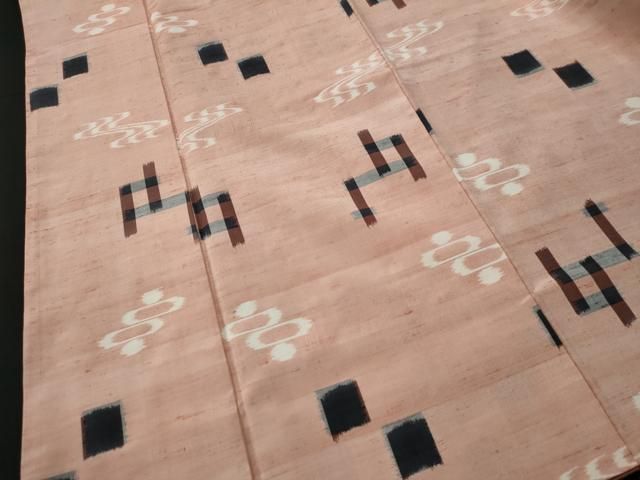 平和屋着物□上質な紬 絣文様 正絹 逸品 未使用 CAAR2397yc - メルカリ 