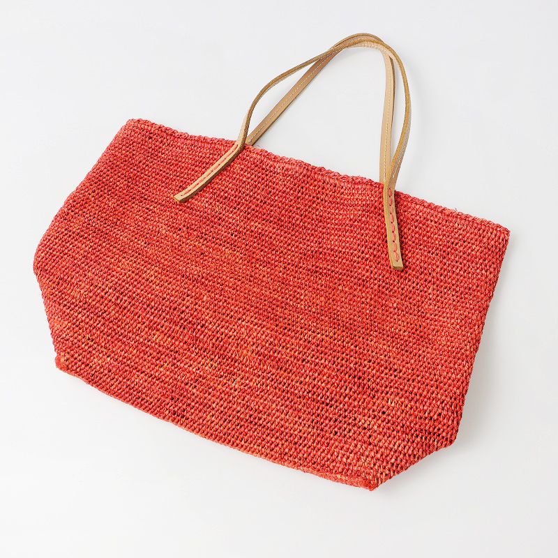 【サンアルシデ】 Sans Areidet ラフィア トートバック 持ち手レザー 楽天市場】Sans Arcidet サンアルシデ KAPITY BAG Small レザー
