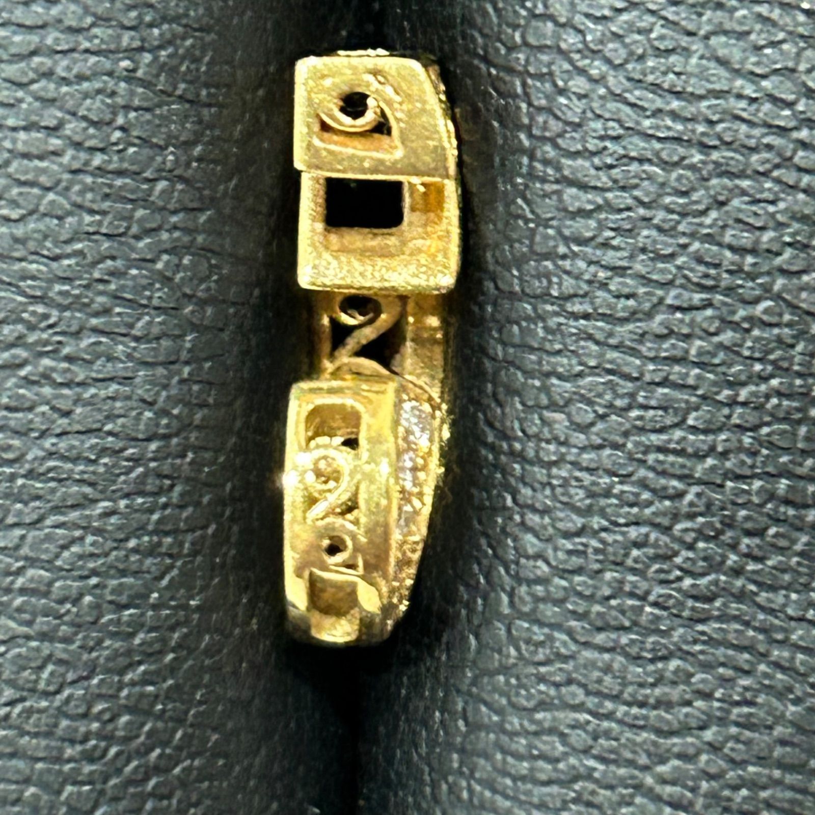 23/美品 ノンブル ゆきざき K18WG ダイヤ ナンバー3 ペンダントトップ ゆきざき K18WG ダイヤモンド ペンダントネックレス 0.17ct