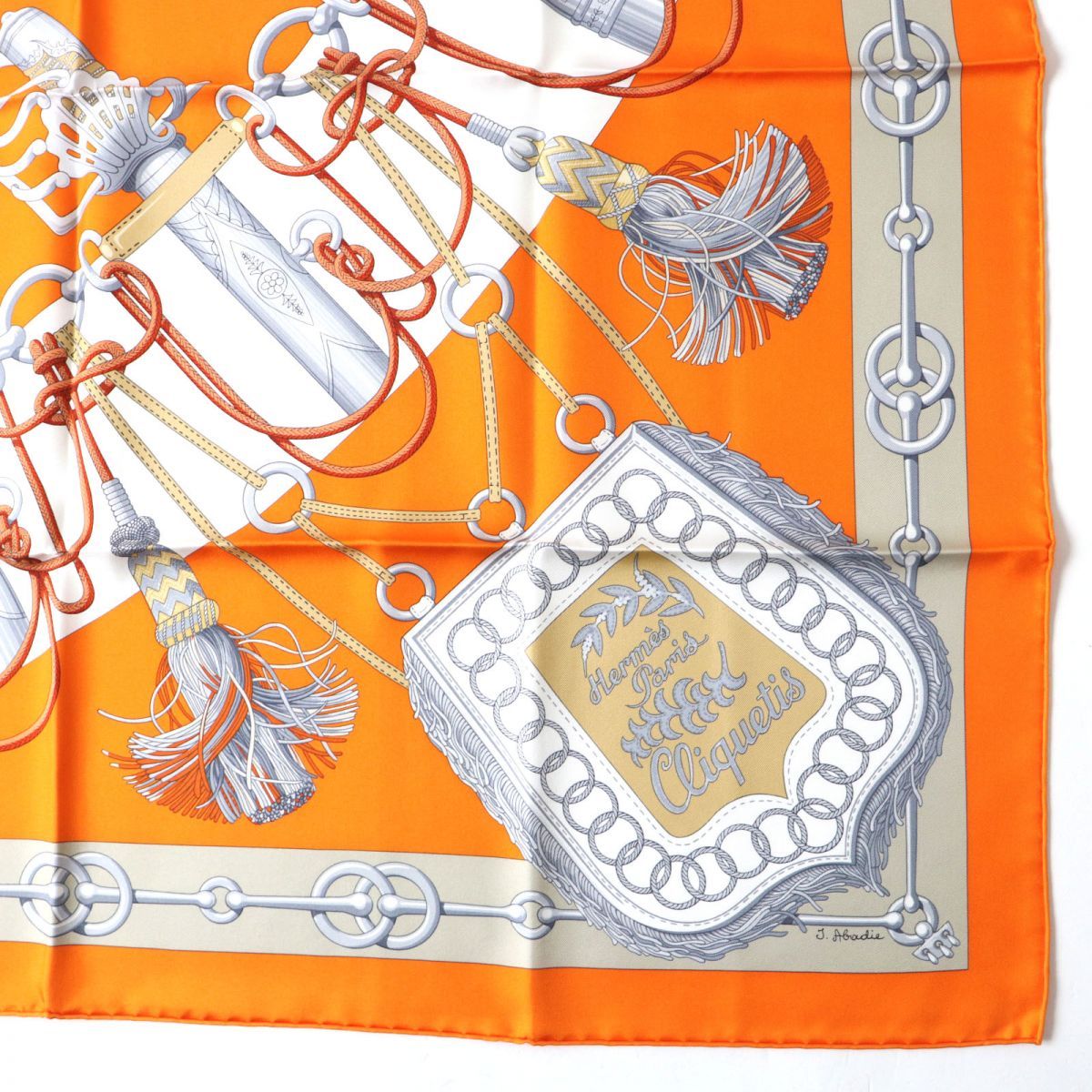 未使用品◎正規品 22SS HERMES エルメス カレ 90 Cliquetis 