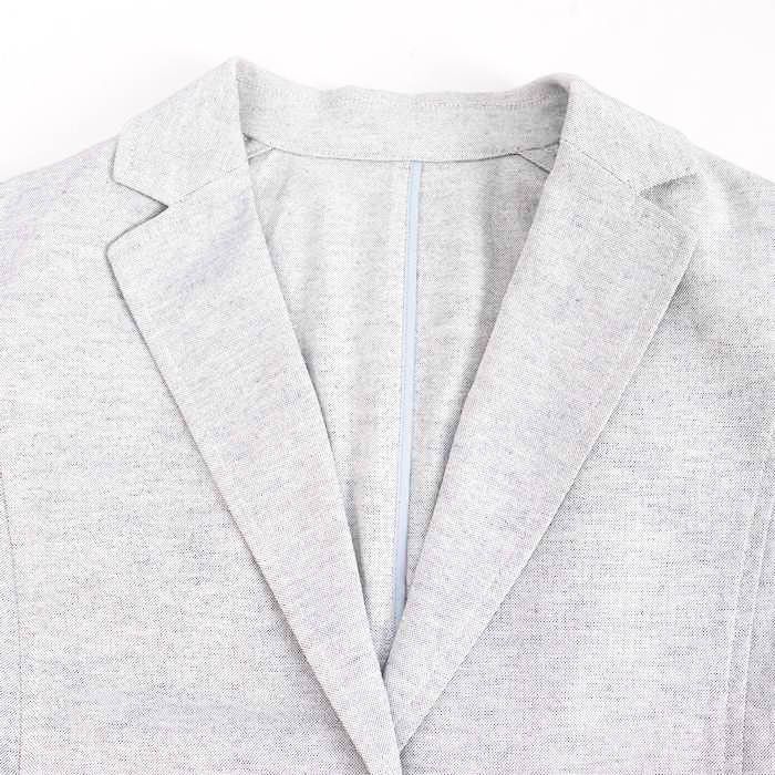 【極美品】マッキントッシュフィロソフィー リネン混 テーラードジャケット 38L MACKINTOSH PHILOSOPHY ジャケット テーラードジャケット GREY