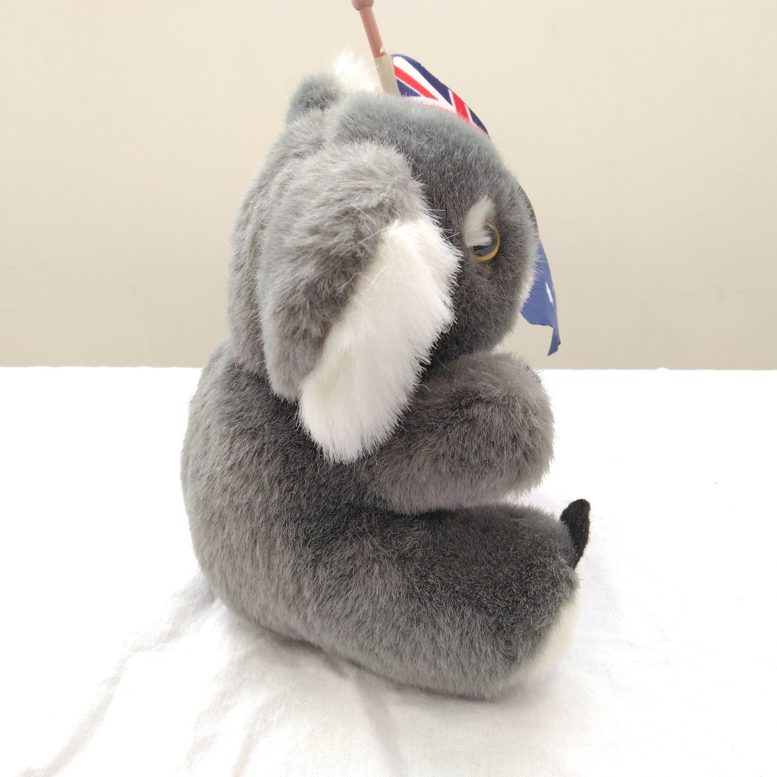 USED] オーストラリア コアラ ぬいぐるみ 国旗付き タグあり 土産