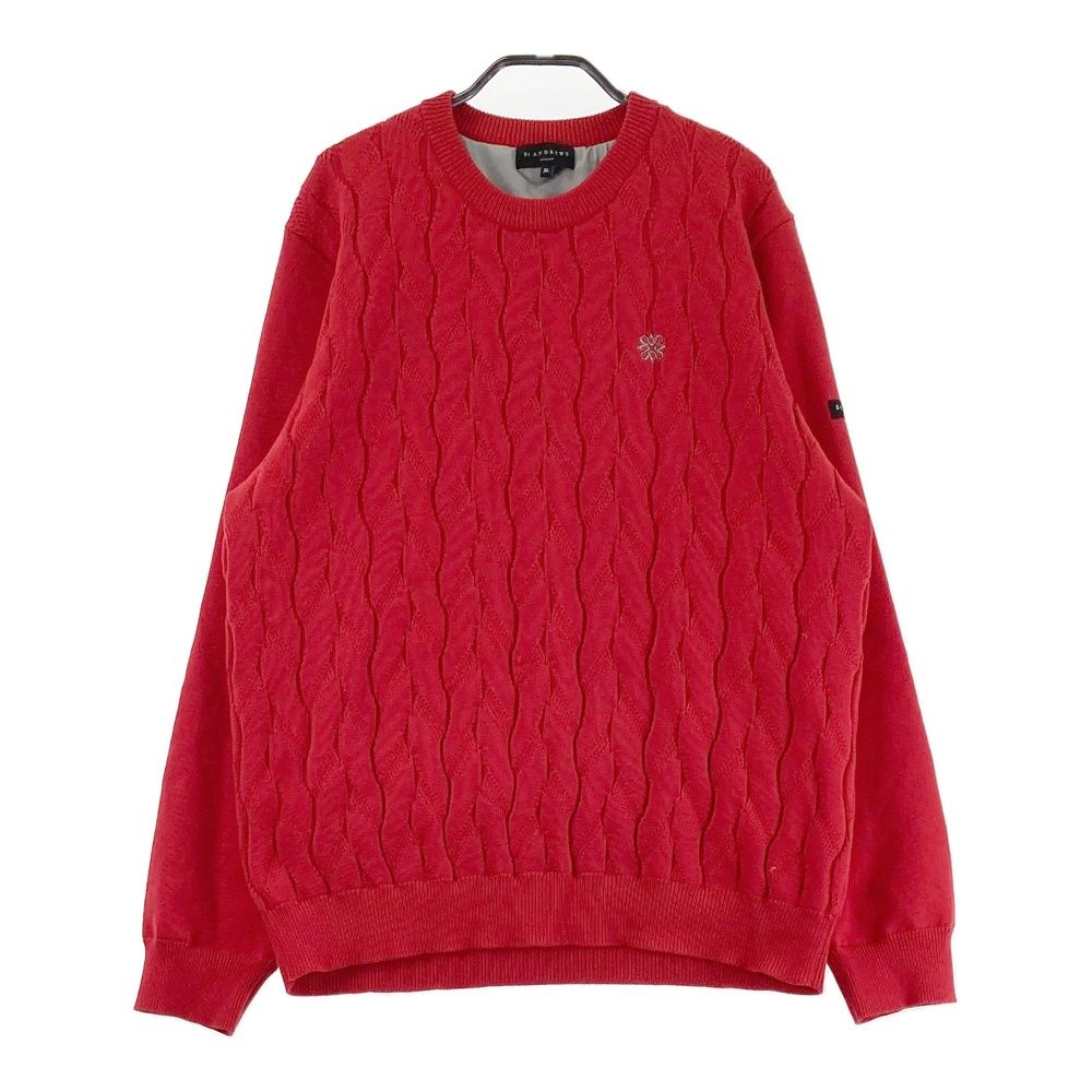 サイズ 3L ST ANDREWS セントアンドリュース 裏地付 ニットセーター レッド系 240101435949 ゴルフウェア メンズ ストスト