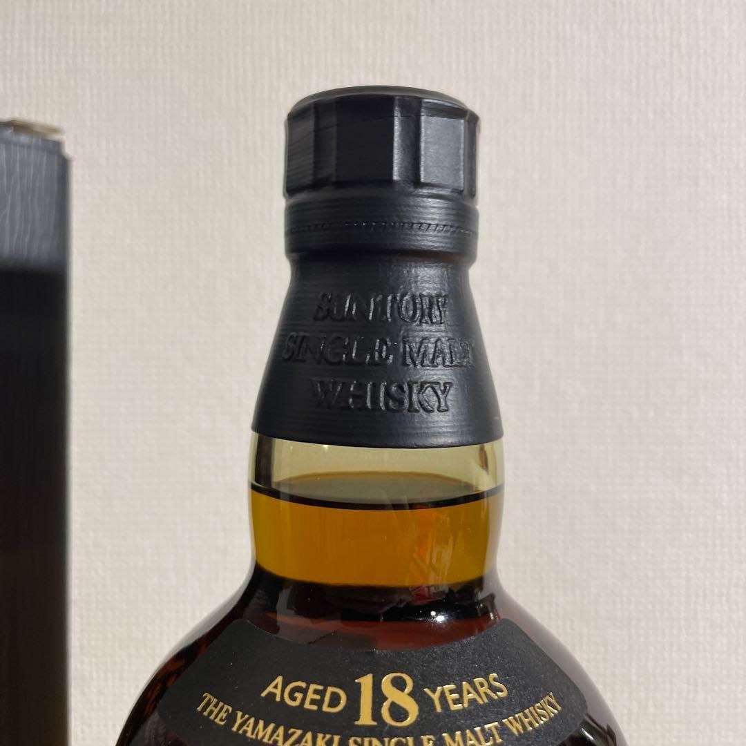 サントリー 山崎18年 旧ラベル ジャパニーズウイスキー オールドボトル