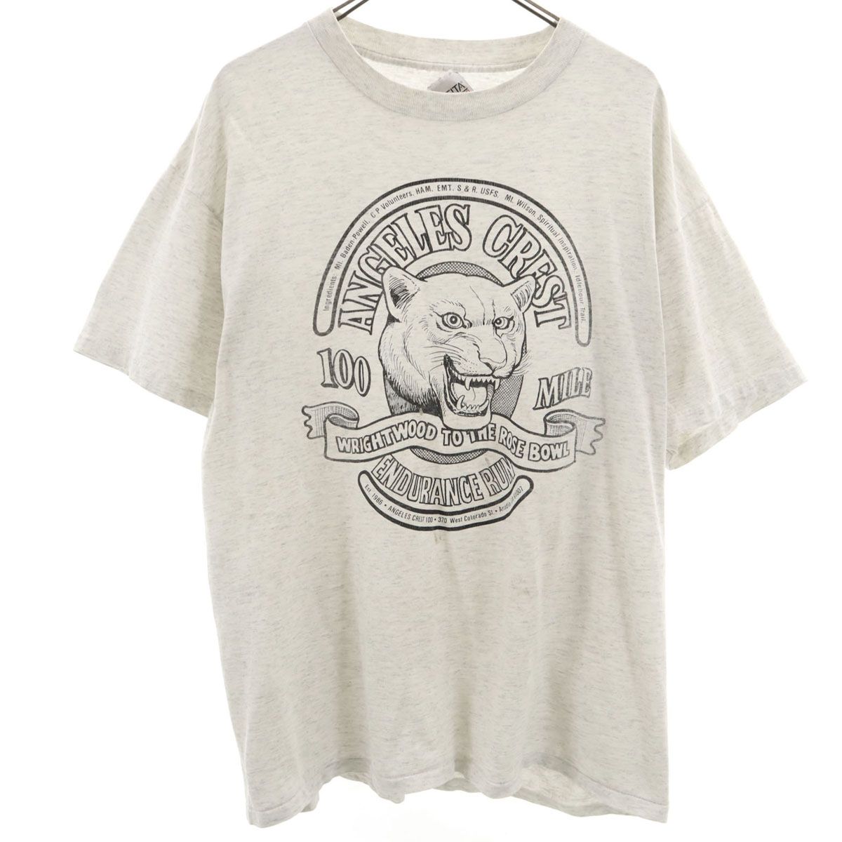 ONEITA オニータ 90s USA製 オールド 半袖 Tシャツ XL グレー系