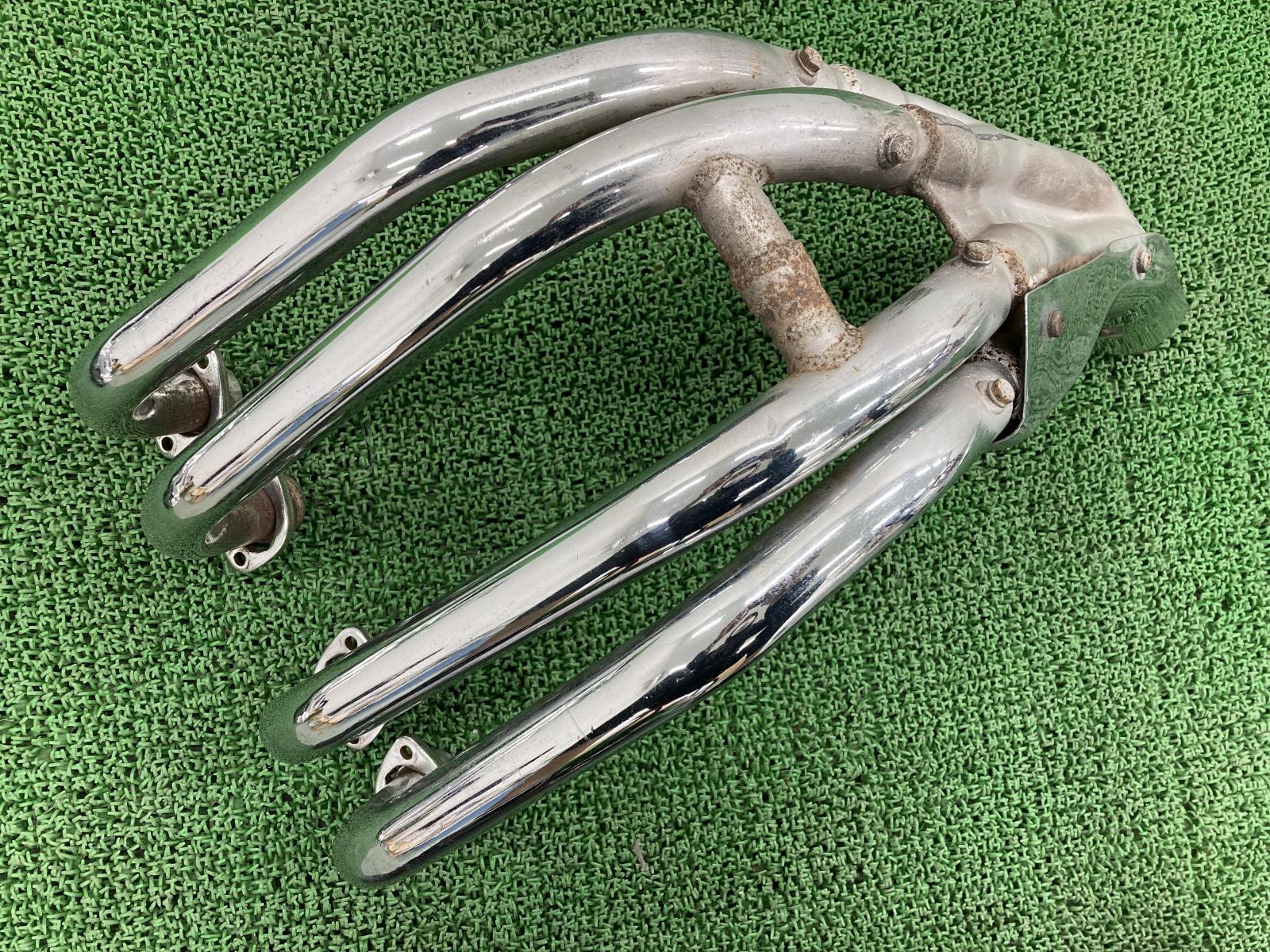 YAMAHA XJR400R RH02J 純正マフラー ヤマハ発動機 XJR400R エキパイマフラー 4HM ヤマハ 純正 中古 バイク