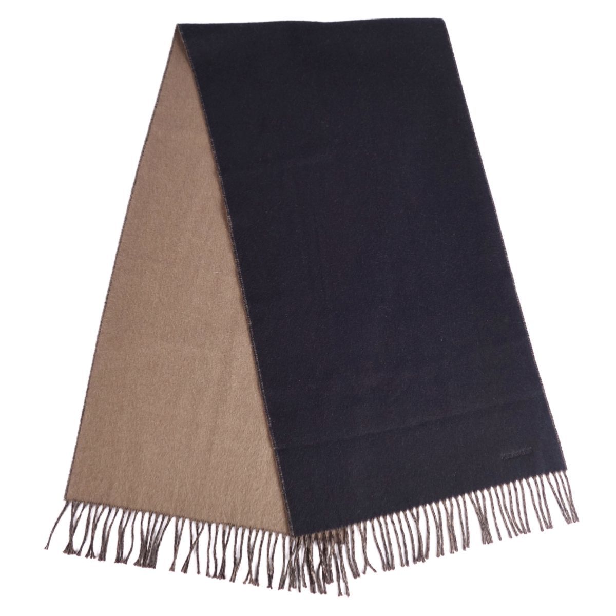 エルメス HERMES マフラー ストール フリンジ カシミヤ100％ メ