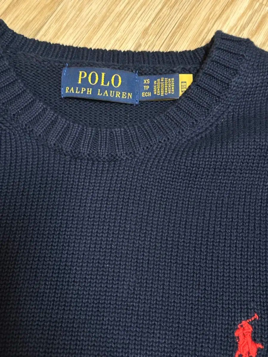 ポロ ラルフローレン ネイビー ニット