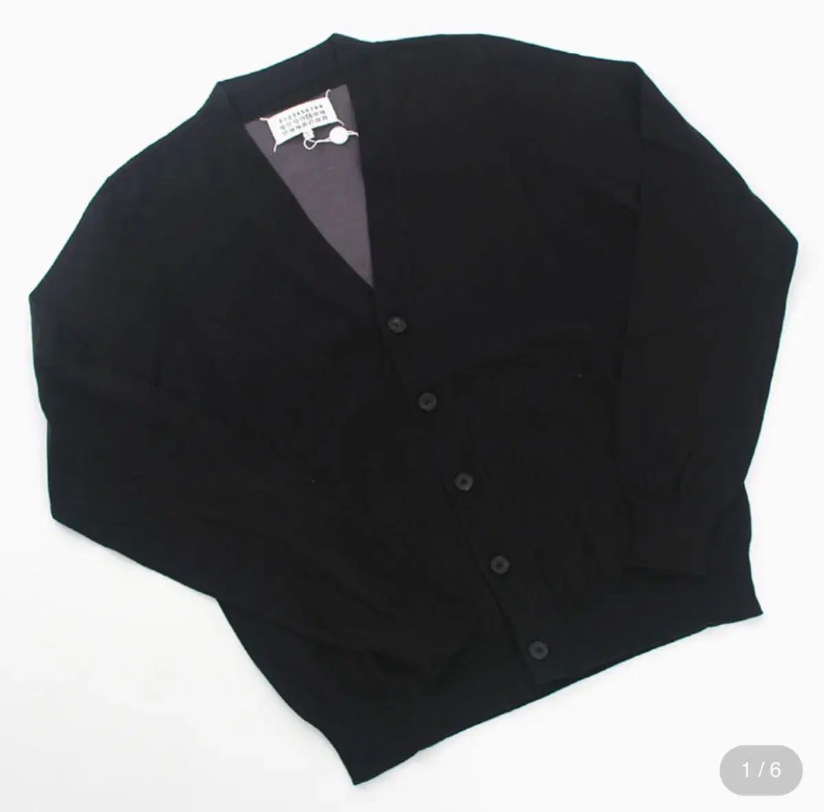 【雷市場（ポンジャン）商品韓国直送】 Maison Margiela(メゾンマルジェラ) ツートン バイカラー カーディガン