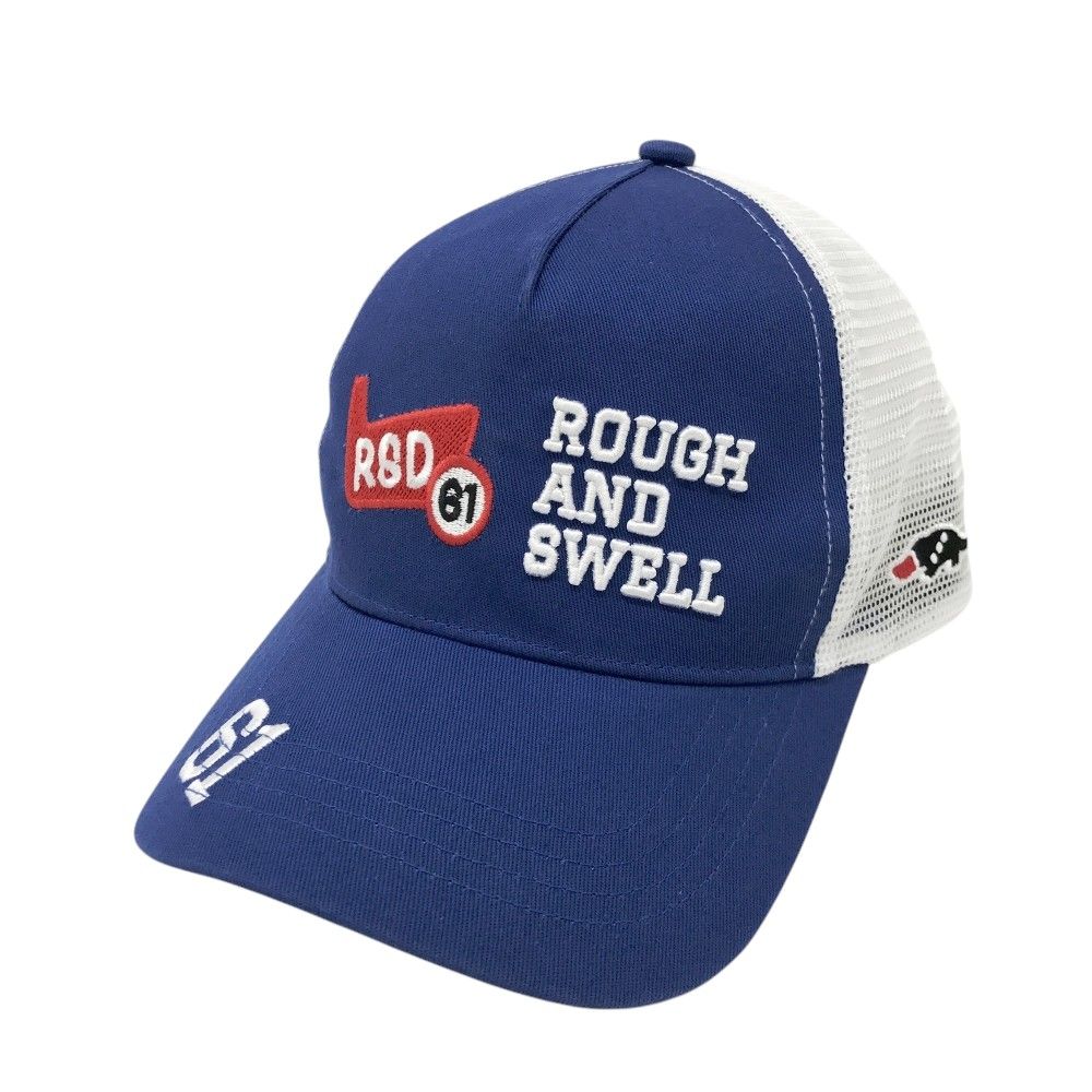 rough&swell ラフアンドスウェル トラッカーメッシュキャップ ブルー rough&swell ラフアンドスウェル トラッカーメッシュキャップ ブルー