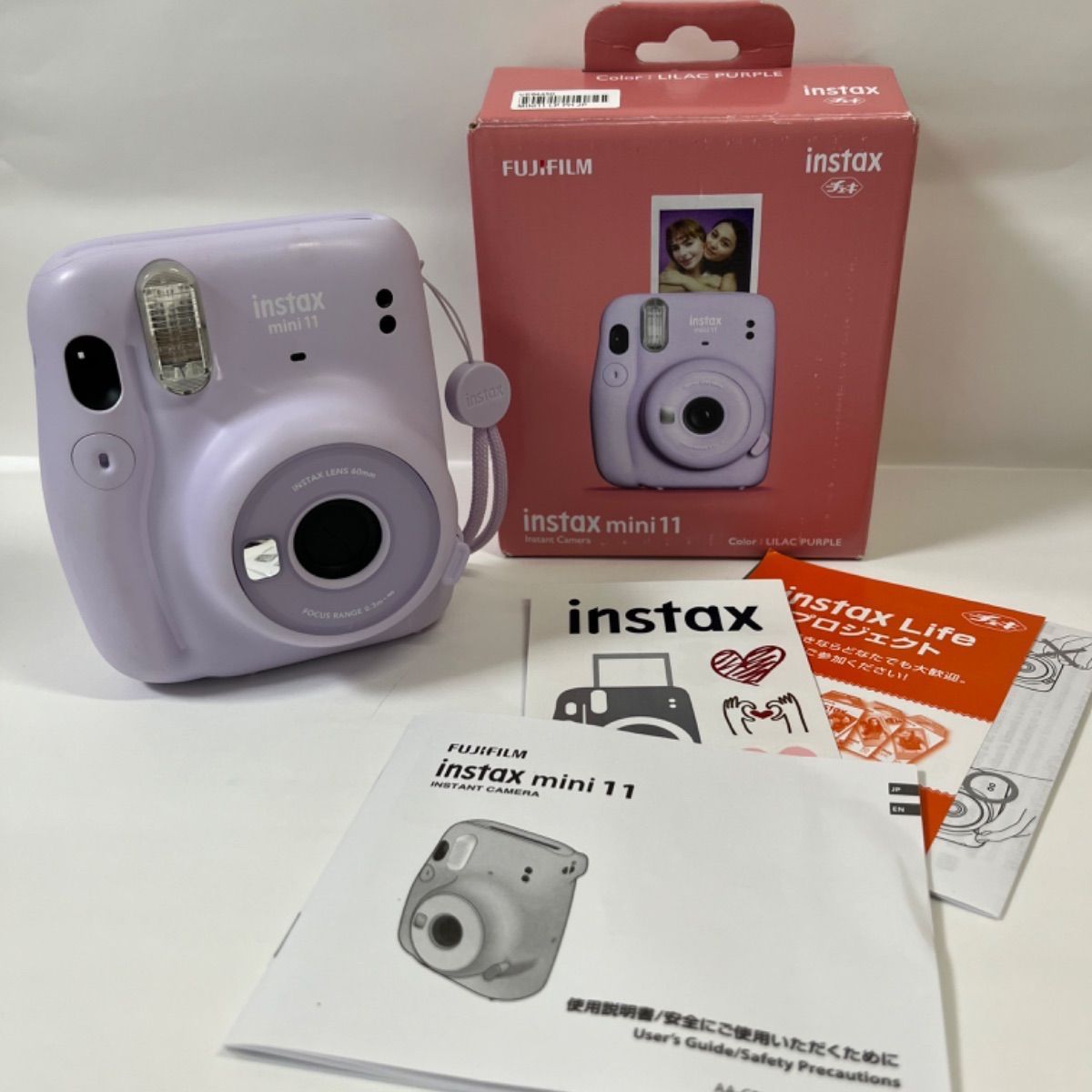 ◾️ジャンク品◾️ チェキ instax mini 11 FUJIFILM パープル purple 