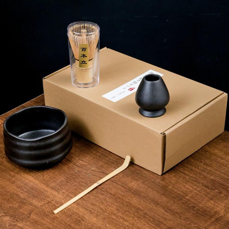 お点前セット 茶道具 抹茶道具4点セット 抹茶茶道 茶碗 茶筅(百 お点前セット 茶道具 抹茶道具4点セット 抹茶茶道 茶碗 茶筅(百