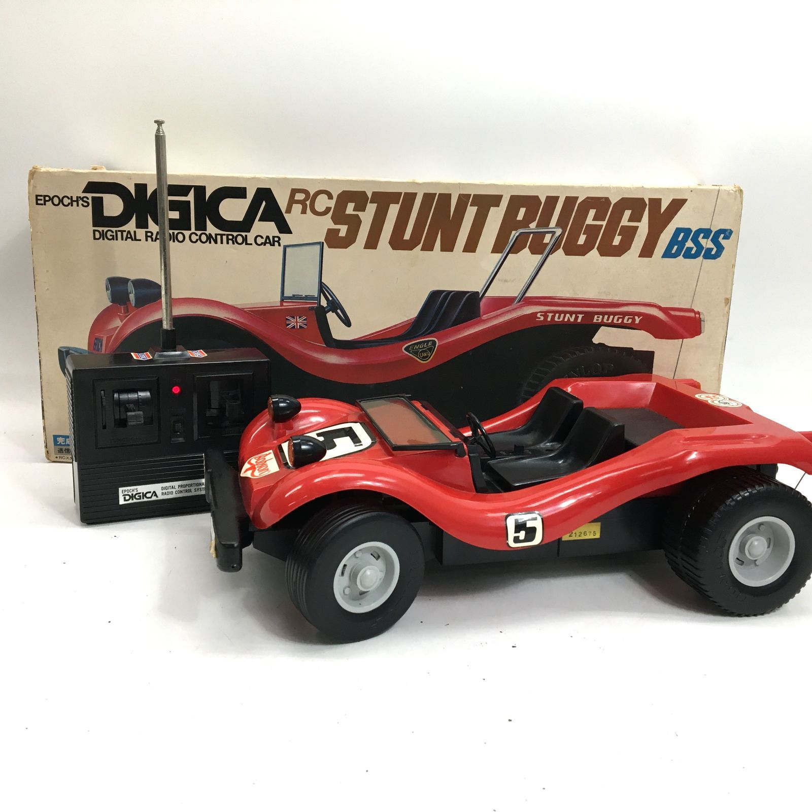 最終価格 EPOCH'S エポック DIGICA デジカ RC STUNT BUGGY BSS ラジコン カー 車 スタントバギー 昭和レトロ 当時物  ジャンク 24h菊- - メルカリ